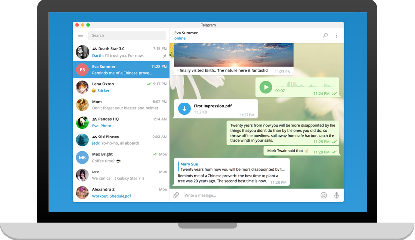 Telegram 纸飞机